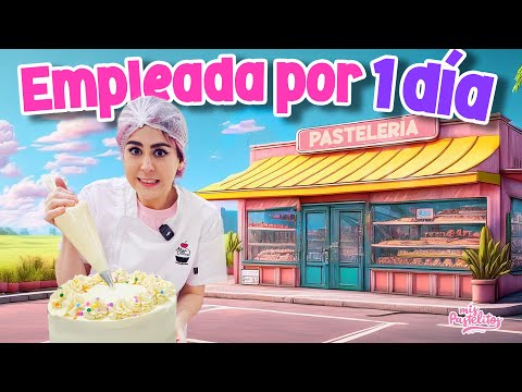 FUÍ EMPLEADA DE UNA PASTELERÍA POR 1 DÍA | MIS PASTELITOS