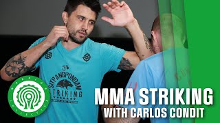 MMA Training - Setting up Hard Hitting Elbows with Carlos Condit