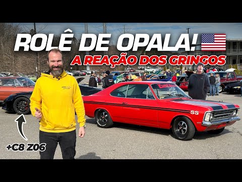 As REAÇÕES ao OPALA nos EUA foram incríveis! Andei de Corvette C8 Z06!