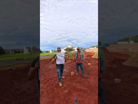 Será que ele vai aceitar o desafio na obra parte2 #construcaocivil #pedreiro  #construção #desafio