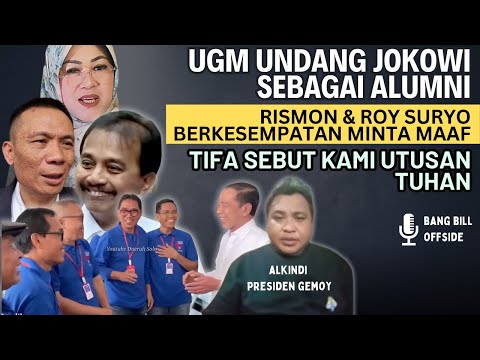 AKHIRNYA RISMON CS DIPERMALUKAN UGM ! JOKOWI ALUMNI FAKULTAS  KEHUTANAN ASLI