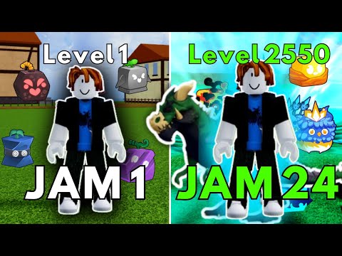 24 Jam Fruit only bermain Blox Fruit