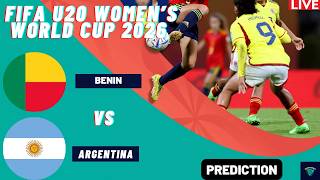 🔴Benin vs Argentina LiveScoreI FIFA U20 Women's World Cup 2026  Commentary Update Today