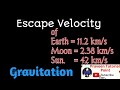 Escape Velocity and Gravitational Concepts