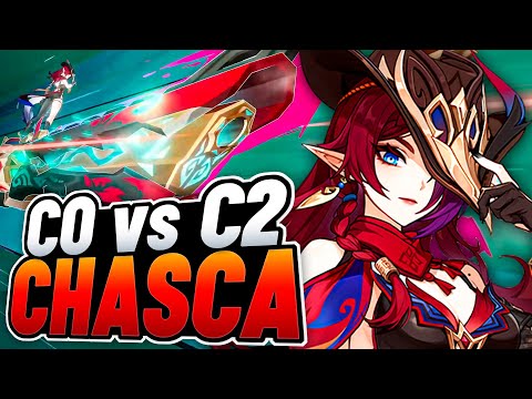 CHASCA C2 EXPLOTA PERO... ¿VALE  LA PENA? 🤔 PRUEBAS y CONCLUSIONES  - Genshin Impact