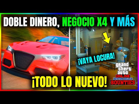 ¡TODO LO NUEVO QUE LLEGA! NUEVA ACTUALIZACION SEMANAL GTA5 Online! DINERO X4 , DESCUENTOS y MÁS!