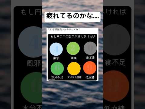信憑性高いみたいだけどどうだった？#shorts#面白い#笑える#チェック#疲労#画像