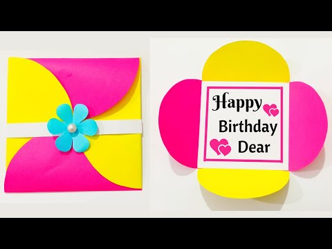 Happy Birthday Card Ideas | DIY Card For Birthday | How To Make Birthday Greeting Card For Friend