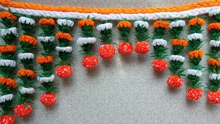 🌸 DIY Toran for Home Decor | Easy Woolen Door Hanging | #Navratri Festival Decoration Ideas 2025 