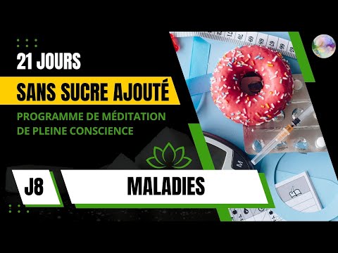 J8 - Méditation Maladies liées à l'excès  | PROGRAMME 21 JOURS SANS SUCRE AJOUTÉ