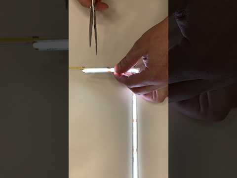 Как изогнуть светодиодную ленту под 90°