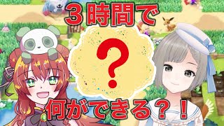 【ぽこぽけ】3時間で何ができる？？🎵🐼