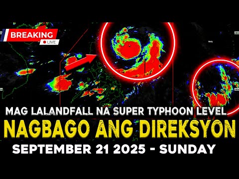 SEPTEMBER 21 2025 | NANDO NAKAKARANAS NG RAPID INTENSIFICATION MAGIGING SUPER TYPHOON ANO MANG ORAS!