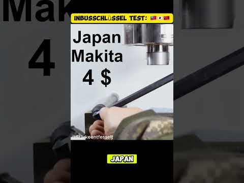 Inbusschlüssel Test: Welcher ist am stärksten? 🇹🇼 🇯🇵 🇨🇳 #hydraulikpresse