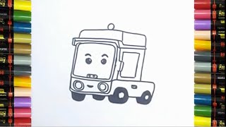 Menggambar dan Mewarnai Mobil Mainan untuk Anak TK, Paud dan SD