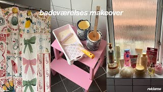 JEG GIVER MIT BADEVÆRELSE EN MAKEOVER! *VLOG*