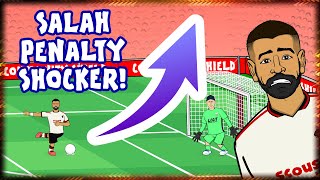 SALAH BLASTS HIS PENALTY OVER! But why?🤔 Crystal Palace vs Liverpool Community Shield Highlights)