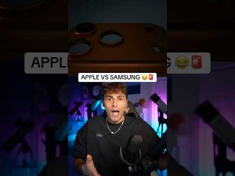 APPLE VS SAMSUNG 😂 #shorts #apple #samsung