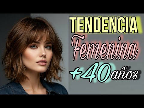 TENDENCIA FEMENINA 2025| Modernos CORTES de CABELLO para MUJERES de +40 años que más REJUVENECEN✂️