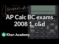 Calculus BC Exam: Volume and Integration Concepts