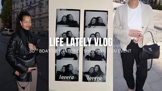 I Bought Myself An Early Birthday Gift | a new luxury bag, interior shopping & a fun brand event!
