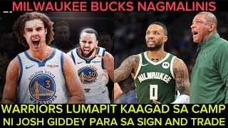 Ito ang gusto ng Warriors. Pumunta sa Camp ni Josh Giddey para mag trade! Bucks nagmalinis kay Dame
