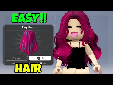 EASY FREE HAIR & ITEMS ROBLOX 🥰