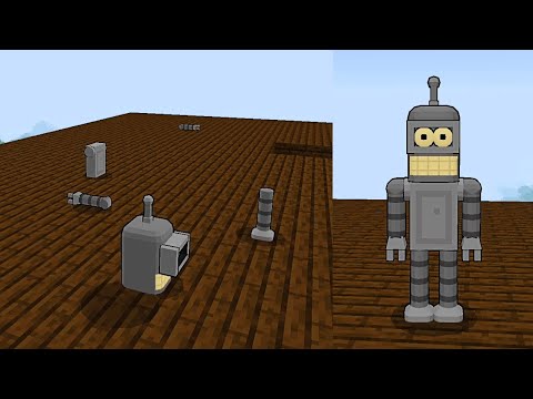 BENDER MCPE || Addon de FUTURAMA para Minecraft PE