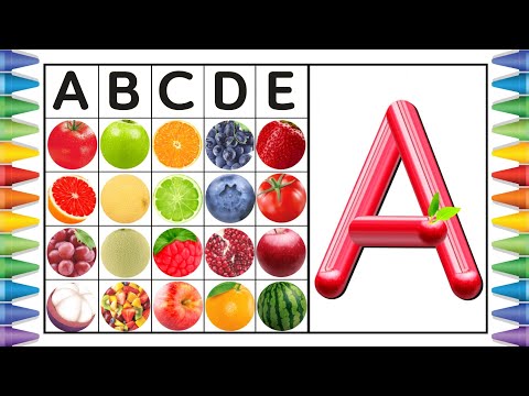 [알파벳 놀이] 유아와 어린이를 위한 ABCD 대문자 A부터 Z까지 쓰기 | Kids Alphabet A to Z | abc song | a for apple | abcd song