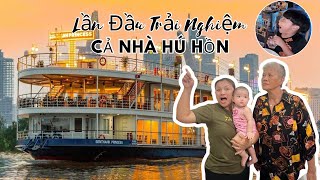 Mẹ bất ngờ, Sa hoảng hốt khi bước lên du thuyền 5 sao! View triệu đô $$$ 