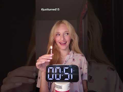 its midnight and its my bday...15!