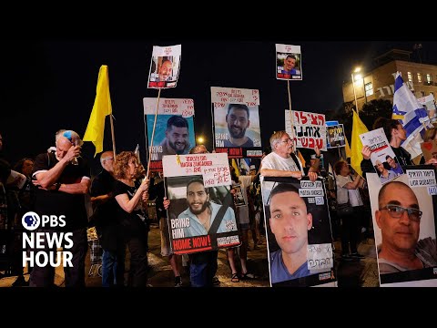 YouTube video thumbnail: Israeli Hostage Shown in Hamas Video Is Starved, Tortured and 'a Broken Man,' Cousin Says