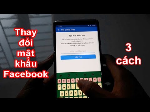 Cách thay đổi mật khẩu Facebook bằng điện thoại