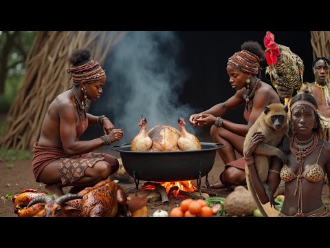 Meet Baboon Monkey Eating Tribe | SHOCKING Footage