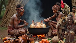 Meet Baboon Monkey Eating Tribe | SHOCKING Footage