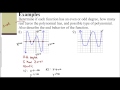 End Behavior and Degree of Polynomials