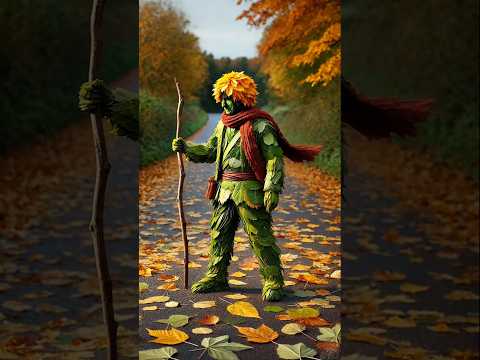 Man made of leaves.#shortfilm