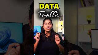 What is Data Traffic on the Internet? 🌐 Explained with a Simple Example #shorts #techshorts