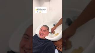 Hair cut lol 😂 #barber #barber #share #hairstyle #fade #menshairstyles #sharphaircut #ukbarber