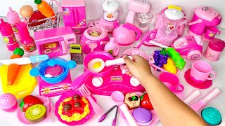 Satisfying with unboxing and review miniature kitchen set toys cooking video | ASMR Videos No Music