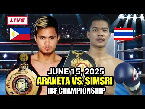 June 15 2025 ARANETA vs SIMSRI IBF Title | THAI BAGSAK SUMUKA NG DUG0