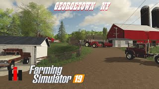 " Another Day On The Farm " DIARY OF A FARMER " ep 8 Georgetown NY Roleplay FS19 pc