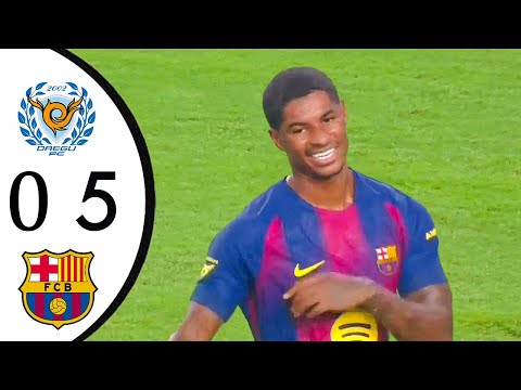 Lamine Yamal & Marcus Rashford vs Daegu.