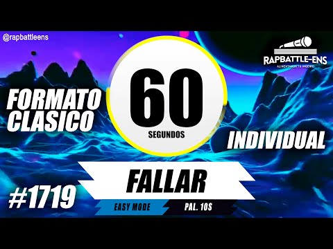 🎤 Formato FMS Individual 🔥 Base de Rap Para Improvisar Con Palabras | ENTRENAMIENTO FMS #1719