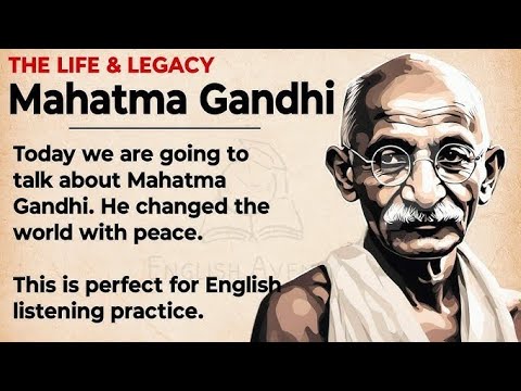 How Mahatama Gandhi Learned English Speaking