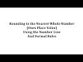 Rounding Numbers and Rules