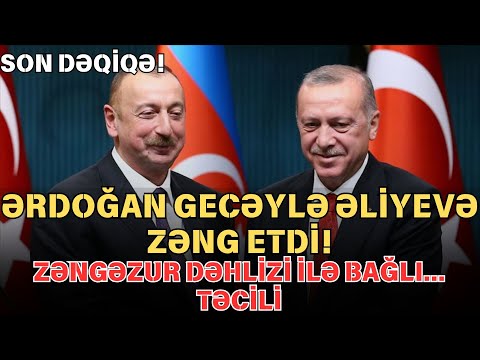 Ərdoğan İlham Əliyevə zəng etdi !