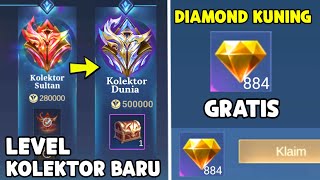 LEVEL KOLEKTOR BARU : KOLEKTOR DUNIA ! LEBIH TINGGI DARI SULTAN & DIAMOND KUNING GRATIS RILIS