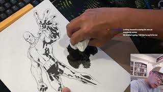 METAMORPHO!  KITANA from MORTAL KOMBAT part 1–Art Stream with Jim Lee