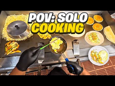 Short Staffed?... I Got This | SOLO Cooking